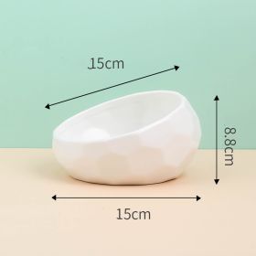 Pet Supplies Bowl CeramicBowl Dog Bowl Oblique Mouth