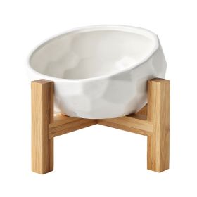Pet bowl oblique mouth bowl food bowl dog bowl method bucket food bowl