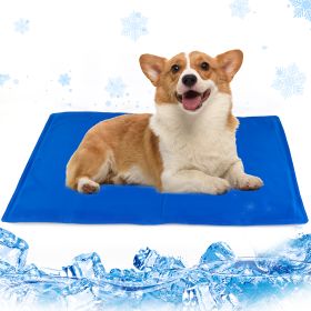 Dog Cooling Mat, Pet Cooling Mat For Dogs, Pressure Activated Dog Cooling Pad, No Water Or Refrigeration Needed, Non-Toxic Gel
