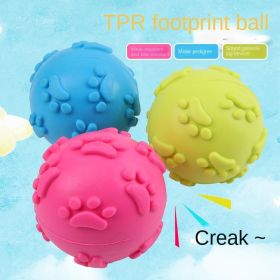 3pcs Pet Dog Toy Footprint Toy Ball