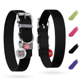 Long Lasting Leather Dog Collar, For Large Dogs inch Neck x 4/5 inch Wide