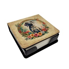 Weimaraner Flowers PU Leather