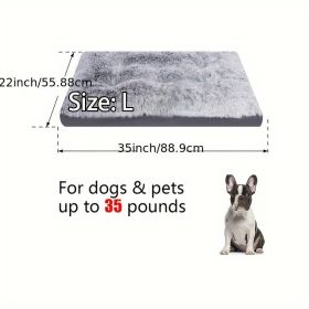 Pet Dog Bed Long Plush Cozy Warm Sleeping Beds