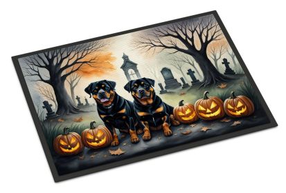 NEW Rottweiler Spooky Halloween Doormat