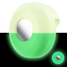 2pcs Silicone Airtag Case For Apple Dog Collar Clip Cover Pet Anti-loss Locator Tracker Protective Sleeve Airtags Accessories (Color: Fluorescent Green)