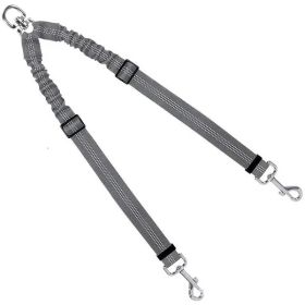 Dog Double Leashes (Colour: Grey)