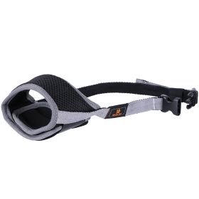 Mouth Cover To Prevent Eating Indiscriminately Large Labrador Dog (Color: Grey, Size: XXL)