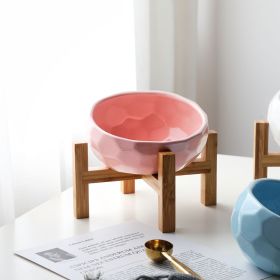 Dog Bowl Oblique Mouth (Color: Pink)