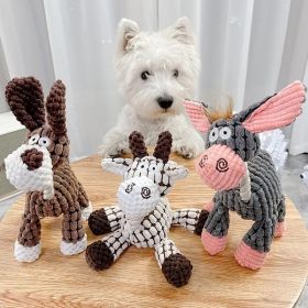 Dog Squeaky Toys (Colour: Brown Dog)