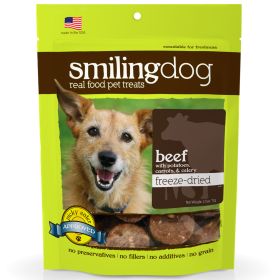 Smiling Dog Freeze-Dried Treats (Supplement Type: Beef, Potato, Carrots & Celery)