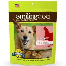 Smiling Dog Soft & Chewy Treats (Supplement Type: Chicken with Flax and Peas)