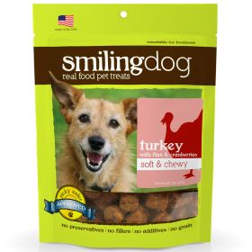 Smiling Dog Soft & Chewy Treats (Supplement Type: Turkey with Flax and Cranberries)