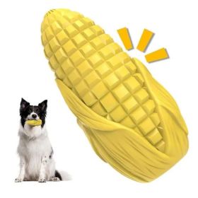 Pet Chewable Teething Stick Dog Sounding Toy (Color: Yellow)