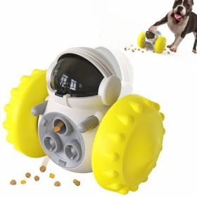PawPartner Dog Tumbler Interactive Toys (Color: Yellow, Ships From: China)