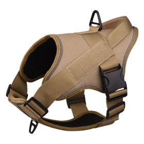 Dog Harness; Large Dog Training Tactical Chest Strap (Colour: Yellow, Specification (L * W): S)