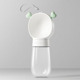 Portable Dog Water Bottle, 2 In 1 Dog Water Bottle Dispenser With Food Container (Color: White, Size: 350ML)