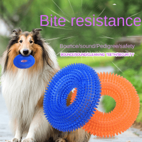 Pack of 2 Dog Toys (Color: Blue, Size: S)