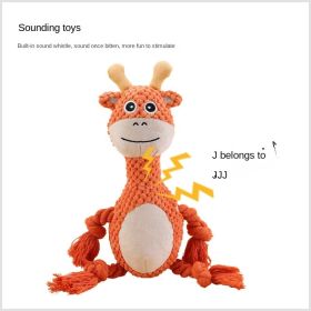 Dog Chew Toys Plush Sound Toys (Colour: Deer Human Armour)
