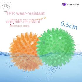 Dog Vocal Toys Puppy Spike Toy Small Dog Spike Pet Molar Toy Pet Toy (Colour: 6.5CM Blue 2pcs)