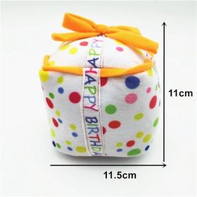 Dog Plush Toys Gnawing Bones (Colour: Gift Box)