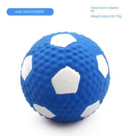 Squeaky Dog Toys Natural Latex Rubber Dog Balls (Colour: Large Latex Football)