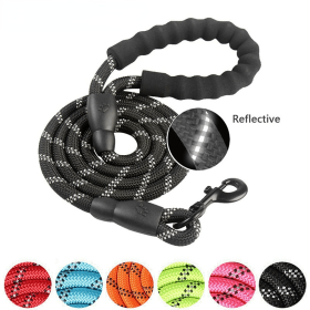 150cm Strong Dog Leash Reflective (Color: Blue, Size: 1.0cm 150cm)