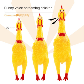 Dog Toys 2PC Screaming Chicken (Size: Medium)