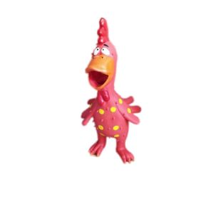 Dog Toys Screaming Chicken (Color: Red)
