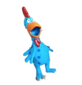 Dog Toys Screaming Chicken (Color: Blue)