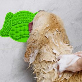 Lick Mat for Dogs Slow Feeder Bowl (Color: Green)