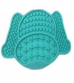 Lick Mat for Dogs Slow Feeder Bowl (Color: Light Blue)