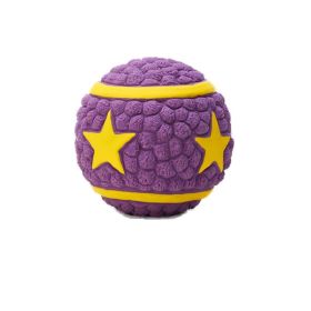 Squeaky Football Branch (Color: Purple)