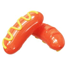 2023 New Sausage Dog Chew Toys Toothbrush (Color: 2 pieces)