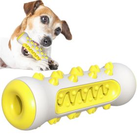 Dog Molar Toothbrush Toys Chew (Color: Upgrade Yellow)