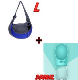 Pet Water Cup Outdoor Portable Water Bottle (Color: Blue Set, Style: 350 ML)