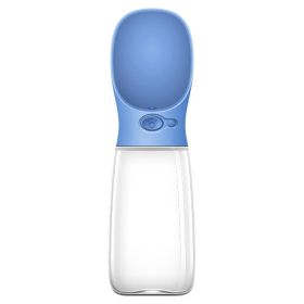Pet Water Cup Outdoor Portable Water Bottle (Color: Sea Blue, Style: 550 ML)