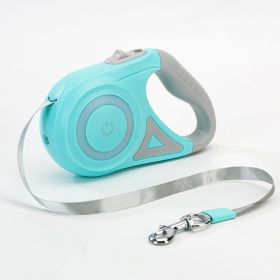 Streamer Led Lights Dog Leash (Color: Green, Size: 5M)