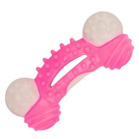 Dog Toys Dog Chew Toy Durable for Aggressive Chewers (Color: Pink)