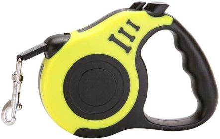 Dog Leash Retractable For Small Medium Dog (Color: Yellow)