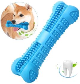 Chew Toy Stick Dog Toothbrush (Color: Blue)