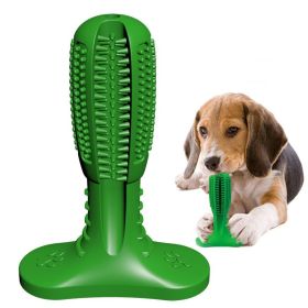 Doggy Chew Toy Dog Toothbrush Rubber Stick (Size: Large)