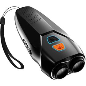 Dog Barking Control Devices Dual Sensor (Color: Black)