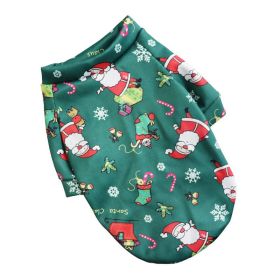 Small Dog Hoodie Coat (Color: Green Saint, Size: 2XL only for Bulldog)