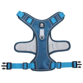 Cross Border Dog Tow Rope Vest For Large Dog (Colour: Lake Blue, Specification (L * W): XL)