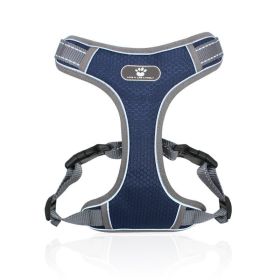 Dog Harnesses Traction Rope (Colour: Dark Blue, Specification (L * W): M (12-32 kg))