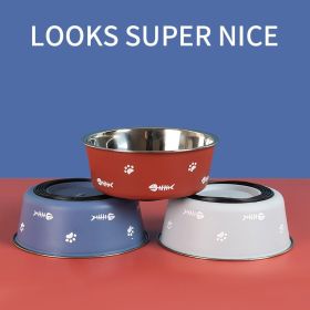 Dog Bowl For Food And Water (Color: Blue, Size: S)