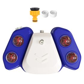 Dog Water Fountain Multifunctional Automatic Pet Water Dispenser (Color: Blue)