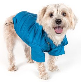 Lightweight Adjustable 'Sporty Avalanche' Pet Coat (Size: Small)