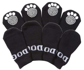Pet Socks W/ Rubberized Soles (Size: Large)