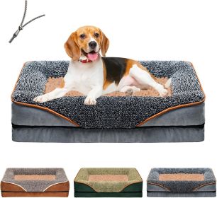 Removable And Washable Dog Sofa And Dog Bed (Color: Gray, Size: M ( 29.53 *19.69*4.72 in))